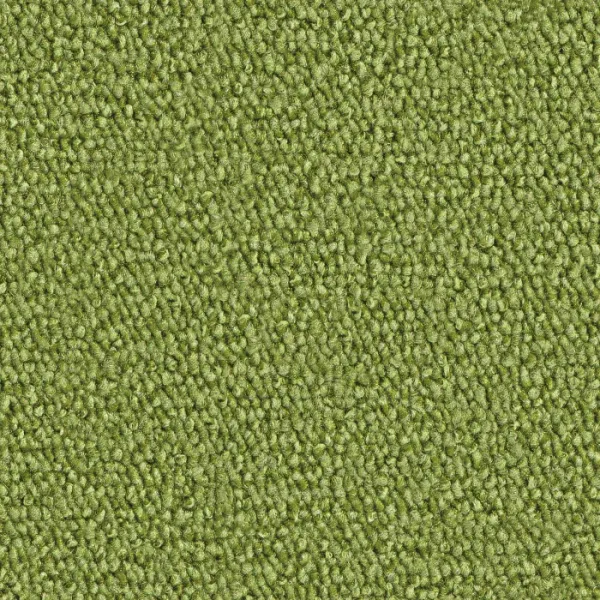 Wohnraum mit Vorwerk Rondo Teppichboden in Grün – natürliche Farbwirkung, strukturierte Oberfläche, ruhige Raumoptik